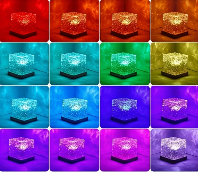Lampara LED Cubo Aurora 🪐